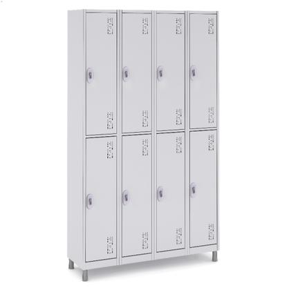 Imagem de Armário de Aço 8 Portas Grandes Locker Academia