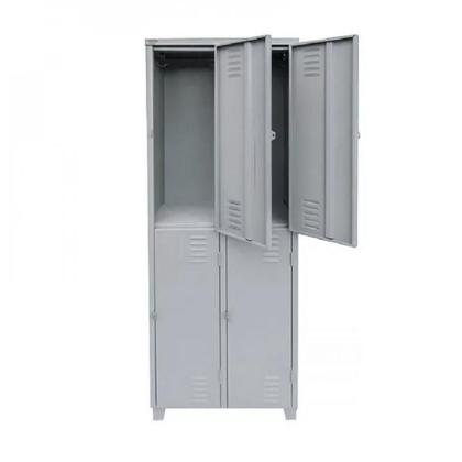 Imagem de Armário De Aço Roupeiro Guarda Volume 04 Portas Grandes Locker