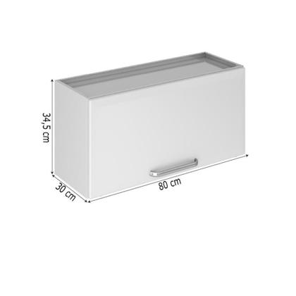 Imagem de Armário De Cozinha 1Porta Aéreo Modulo Suspenso 0,80m Branco