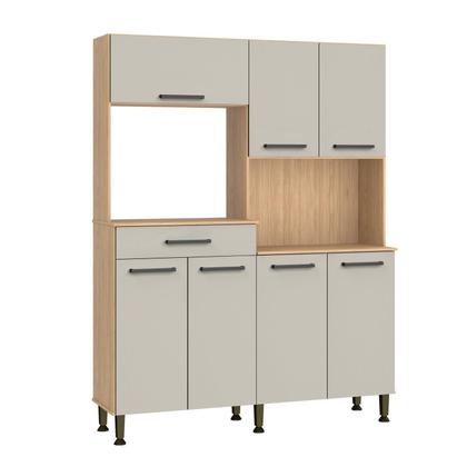 Imagem de Armário de Cozinha 7 Portas e 1 Gaveta