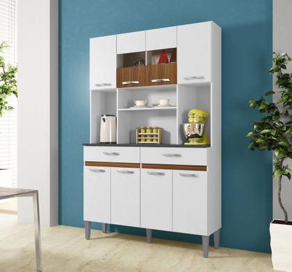 Imagem de Armario de Cozinha 8 Portas 2 Gavetas Onix CHF Moveis