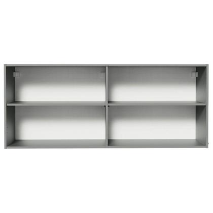 Imagem de Armário de Cozinha Aéreo 120 x 50 cm 2 Portas Cinza Nice Madesa