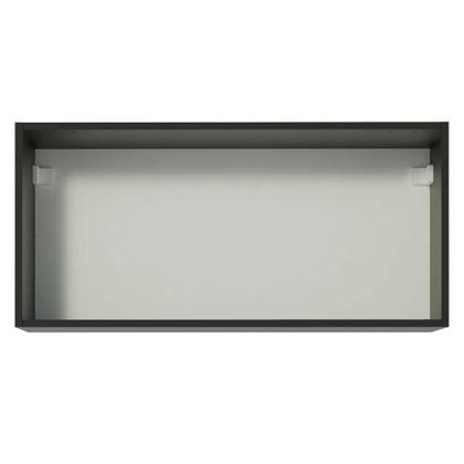 Imagem de Armário de Cozinha Aéreo 70 cm 1 Porta Preto Reims Madesa