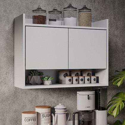 Imagem de Armário de Cozinha Aéreo 70,5 cm Com Nicho Colin M12 - D'Rossi