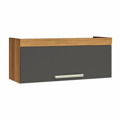 Imagem de Armário De Cozinha Aéreo 80Cm 1 Porta Basculante Burguesa Premuim 100% Mdf