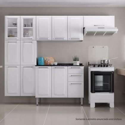 Imagem de Armário de Cozinha Aéreo Itatiaia Aço 3 Portas Luce Ip3-105