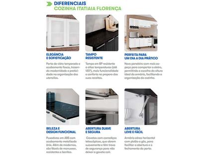 Imagem de Armário de Cozinha Campacta Itatiaia Florença 10 Portas