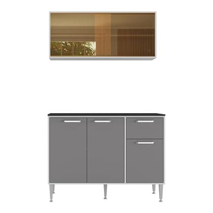 Imagem de Armário de Cozinha com Balcão para Pia Siena Multimóveis MP2216