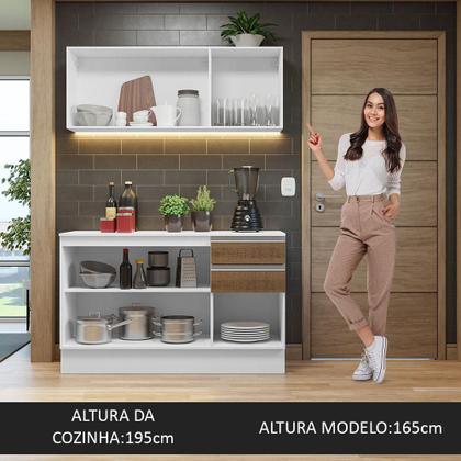 Imagem de Armário de Cozinha Compacta 100% MDF 120 cm Smart Madesa 01