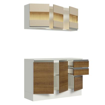 Imagem de Armário de Cozinha Compacta 100% MDF 120 cm Smart Madesa 01