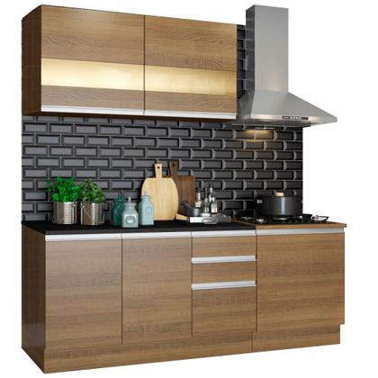 Imagem de Armário de Cozinha Compacta 180cm Rustic Milão Madesa 02