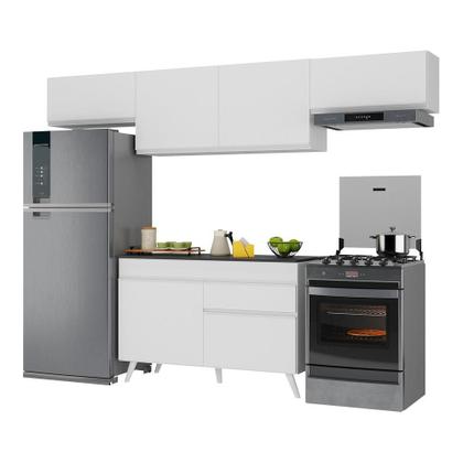 Imagem de Armário de Cozinha Compacta 260cm Veneza Multimóveis V3697