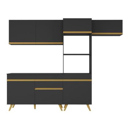 Imagem de Armário de Cozinha Compacta 4 peças ML3868 Veneza Multimóveis