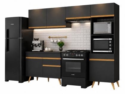 Imagem de Armário de Cozinha Compacta 4 peças ML3868 Veneza Multimóveis