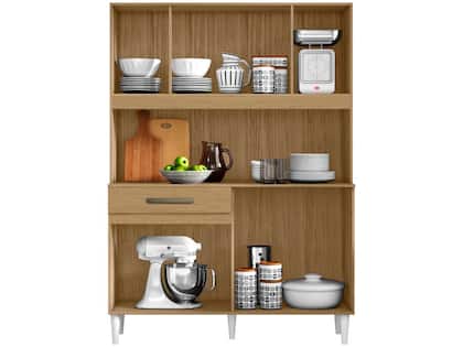 Imagem de Armário de Cozinha Compacta Aramóveis Cleo 8 Portas