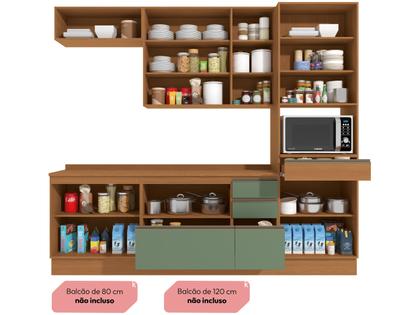 Imagem de Armário de Cozinha Compacta Kappesberg Maxxi 8 Portas 1 Gaveta