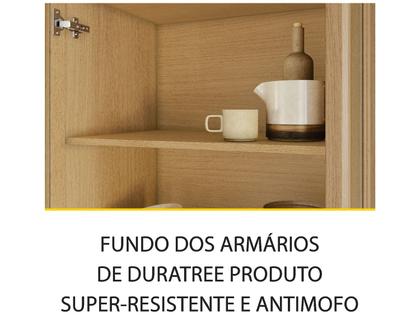 Imagem de Armário de Cozinha Compacta Nesher Realeza com Balcão 100% MDF 6 Portas 3 Gavetas