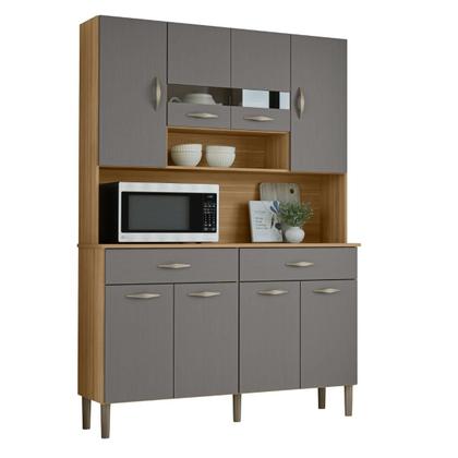 Imagem de Armário de Cozinha Compacto 8 Portas 2 Gavetass com Nicho Vogue Kits Paraná