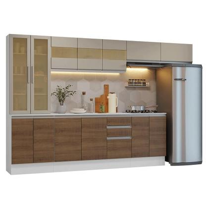 Imagem de Armário de Cozinha Completa 100% MDF 300 cm Smart Madesa 04