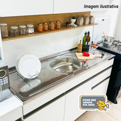 Imagem de Armário de Cozinha Completa 150 com Balcão para pia 9 Portas Line