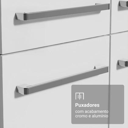 Imagem de Armário de Cozinha Completa 293cm Branco Emilly Madesa 02