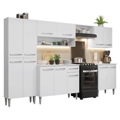 Imagem de Armário de Cozinha Completa 293cm Emilly Madesa 02
