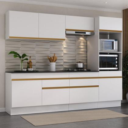 Imagem de Armário de Cozinha Completa 5 peças com Rodapé MP2180 Made Multimóveis