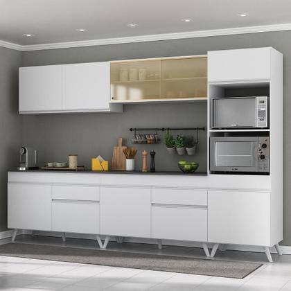 Imagem de Armário de Cozinha Completa 5 peças MP3689.891 Veneza Multimóveis Branco