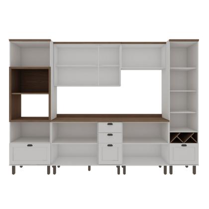 Imagem de Armário de Cozinha Completa Americana 7 peças Ayla 59 Iluminata Genialflex