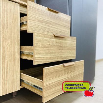 Imagem de Armário de Cozinha Completa com Balcão para pia 10 Portas Glam