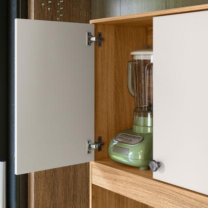 Imagem de Armário De Cozinha Completa Compacto Com 4 Portas E 1 Gaveta