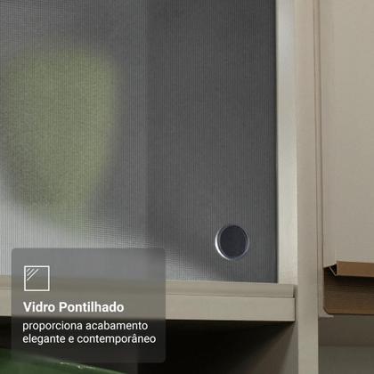 Imagem de Armário de Cozinha Completa de Canto 265 cm Suspenso Crema Nice Madesa 03