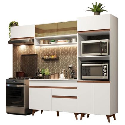 Imagem de Armário de Cozinha Completa Reims Madesa 260cm Reims Madesa 07
