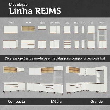 Imagem de Armário de Cozinha Completa Reims Madesa 260cm Reims Madesa 07