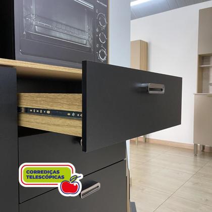 Imagem de Armario De Cozinha Completo 10 Portas 2 Gavetas Onix Intense Kits Paraná