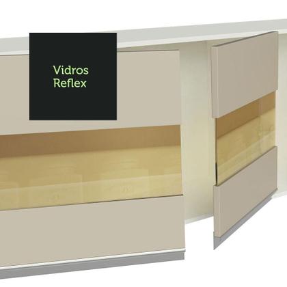 Imagem de Armário de Cozinha Completo 100% MDF 300cm Branco/rustic