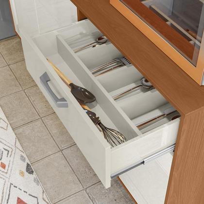 Imagem de Armário de Cozinha Dakota Lukaliam 6 Portas 1 Gaveta e Adega