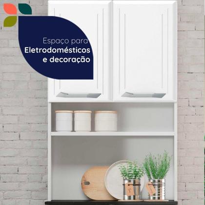 Imagem de Armário de Cozinha de Aço Paneleiro Duplo Telasul 4 Portas Topázio Branco - Telasul