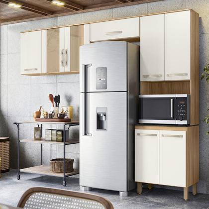 Imagem de Armario de Cozinha Fit com 8 Portas 261 cm