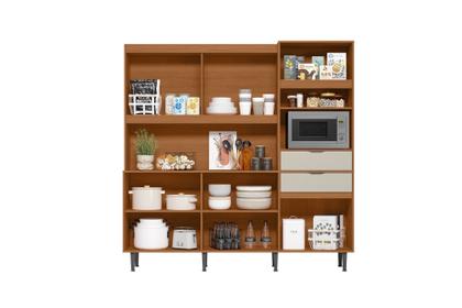 Imagem de Armário de Cozinha Grande Completo kit Bahamas Lukaliam