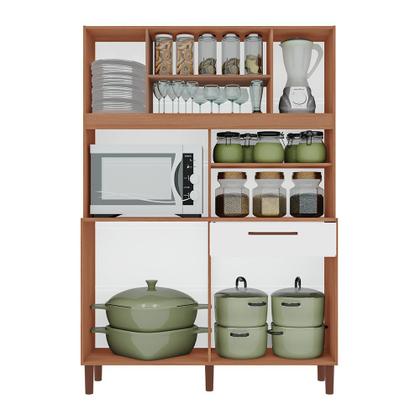 Imagem de Armário de Cozinha Icaraí 100% MDF Tuboarte 7 Portas e 1 Gaveta