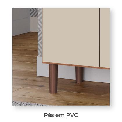 Imagem de Armário de Cozinha Iguape 100% MDF Tuboarte 5 Portas e 1 Gaveta