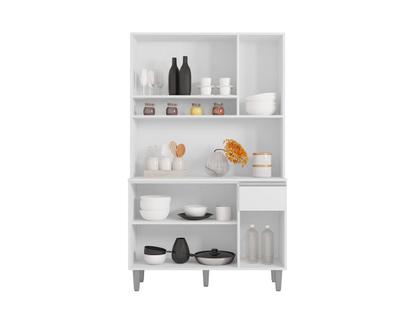 Imagem de Armário de Cozinha Kit Márcia Branco Ajl