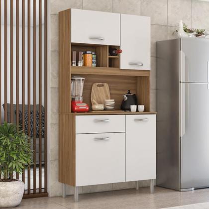 Imagem de Armario de Cozinha Malta com 4 Portas e 1 Gaveta