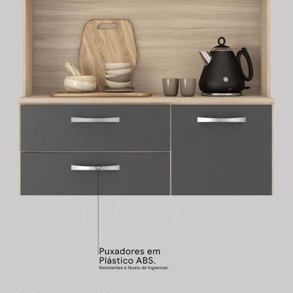 Imagem de Armario de Cozinha Malta com 4 Portas e 1 Gaveta