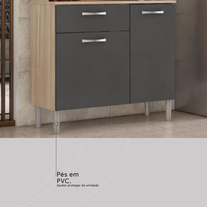 Imagem de Armario de Cozinha Malta com 4 Portas e 1 Gaveta