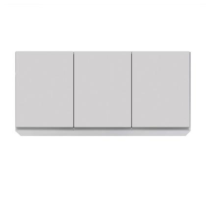 Imagem de Armário de Cozinha Modulado de Canto 7 Peças CP20 Balcão com Tampo Branco - Lumil