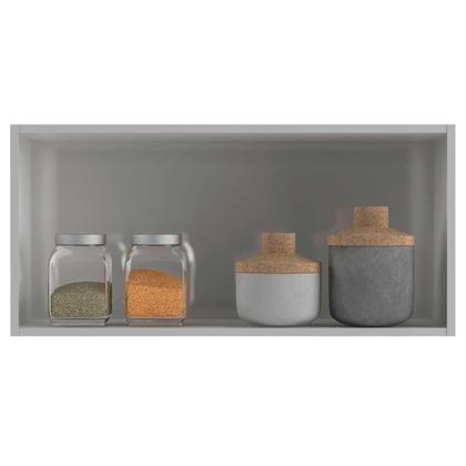 Imagem de Armário de Cozinha Modulado Mirage New Aço c/ 2 Portas 80cm Branco - Telasul