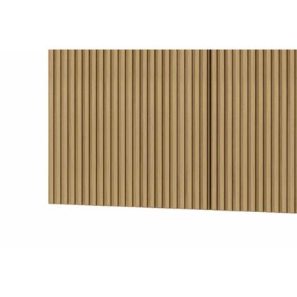 Imagem de Armário de Cozinha Modulado Rainha c/ 2 Portas Ripadas 80 cm Nature - Nesher