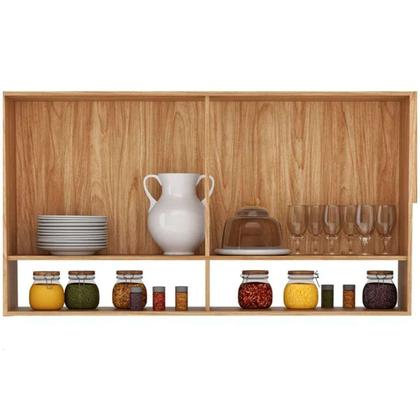 Imagem de Armário de Cozinha Modulado Torino c/ 2 Portas 120cm Mel/Petroleo - Movelbento